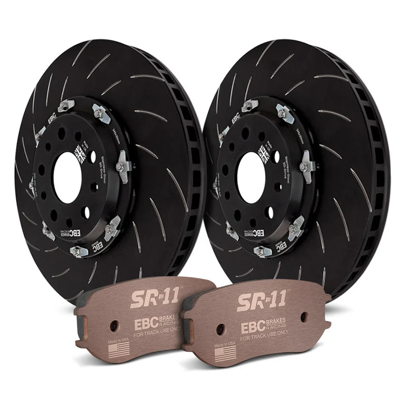 For Audi R8 2008-2023 EBC S31K1007 Stage 31 Slotted Front & Rear Brake Kit