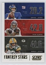2020 Score Fantasy Stars Gold Zone /50 Aaron Jones Daniel Mike Evans 09rp