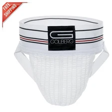 GOLBERG Men's 2 Pack Athletic Supporters - Minimalist Design, Quick-Dry Fabric