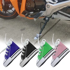 Mini Motorcycle Kickstand Shoe Canvas Motorbike  Pad Funny Foot Support Bike