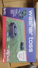 Washer Toss Outdoor Game, 2-4 Players. With 6 Washers And 2 Targets. New.