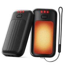 Hand Warmers, 2 Pack 6000mAh Rechargeable Hand Warmer, Pocket Heating Electric 