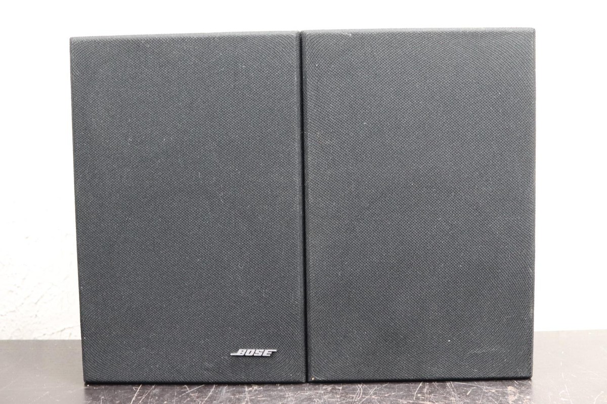 BOSE Model 21 Speaker System Book Shelf Left & Right Pair Black