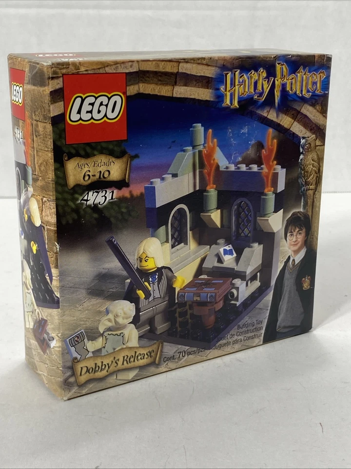 Lego 4731 Harry Potter Vintage 2002 DOBBY’S RELEASE NEW 70 pcs SEALED RARE! - Image 2 of 4