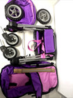 Baby Doll Stroller with Swiveling Wheels, Adjustable Foldable Deluxe Toy new