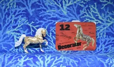 NEW Breyer GOLD FILIGREE 75th ADVENT Sherman Morgan Mini Whinnie CHASE + Card