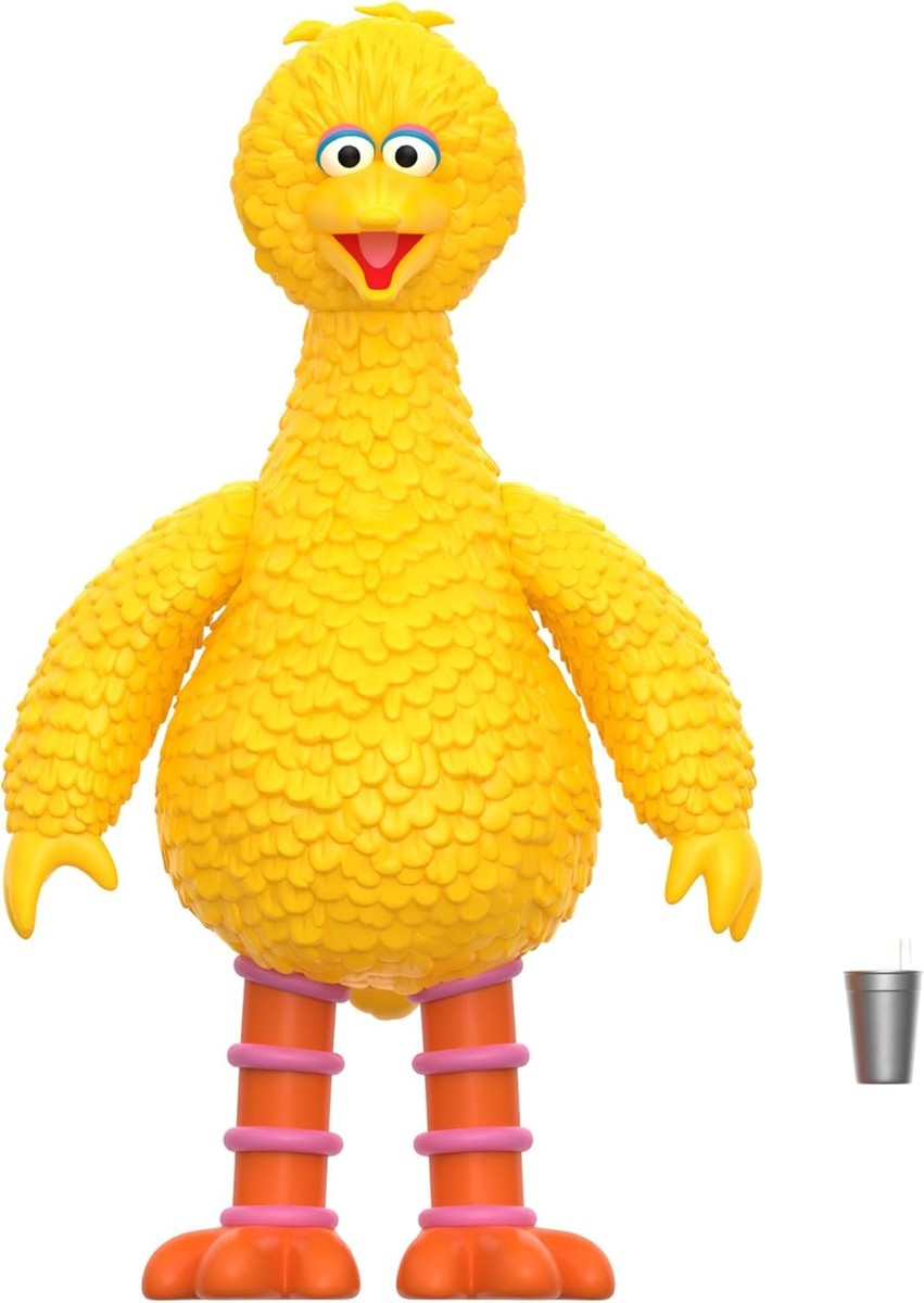 Sesame Street Reaction Wave 3 Big Bird Action Figure Super 7 | eBay