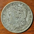 1881-S Morgan Silver Dollar-Fine