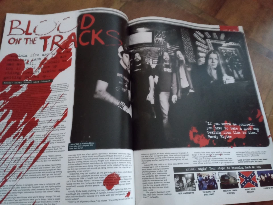 Kerrang Magazine - Issue 1036 - Dec 18 2004 - Dimebag Darrell Tribute Damageplan - Image 3 of 3