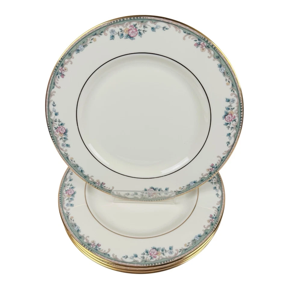 Lenox Spring Vista Salad Plates 8” Set of 4 American Home Collection Fine China - Image 2 of 4