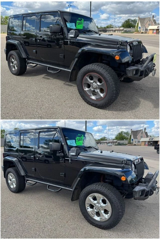 Se adapta a Jeep Wrangler 2013-2018 # 8911P-C 18" 5 radios cromados cubiertas de rueda juego nuevo/4 Foto 2 de 2