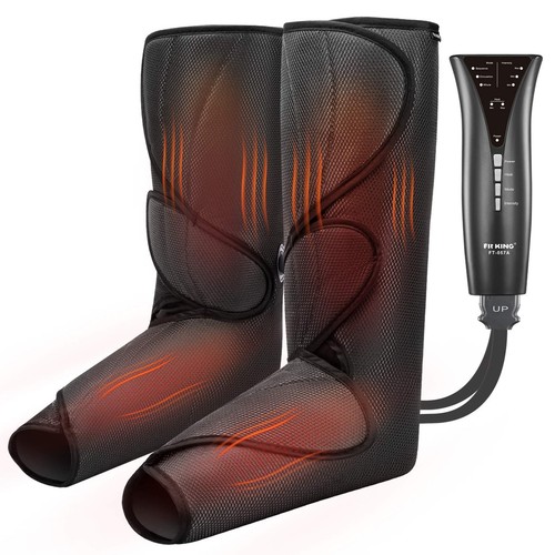 Leg and Foot Massager with Heat, Air Compression Leg Massager for Circulation...