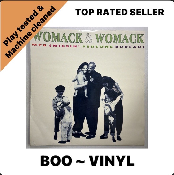 Womack  Womack - MPB Missin' Persons Bureau - Vinyl Record 12"" Funk Soul EX