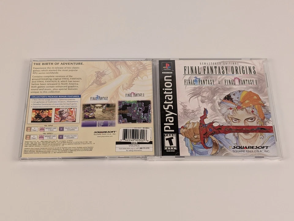 Final Fantasy Origins (PlayStation 1, 2003) PS1➡️CIB - Tested - Excellent 📀! - Image 4 of 4