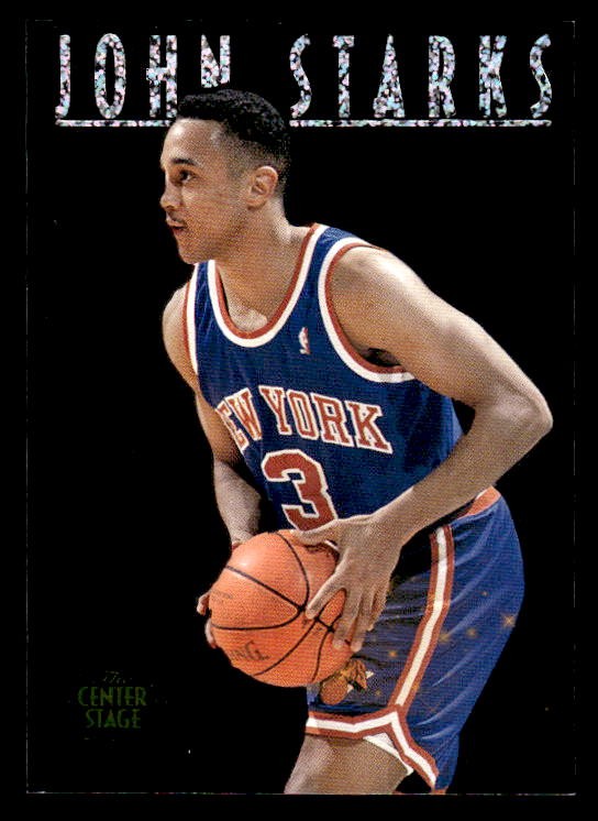 John Starks 1993-94 SkyBox Premium Center Stage #CS4 New York Knicks ESE