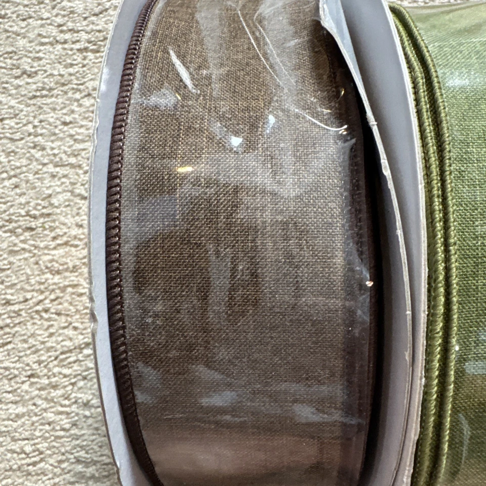 Christmas ribbon Red, Brown, Olive Green Berwick Offray 2.5”x 50yards LOT OF 3 - Image 2 of 4