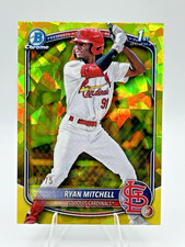 Ryan Mitchell 2025 Bowman Chrome Draft Sapphire Yellow Refractor #41/75