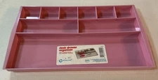 Vintage NOS Desk Drawer Organizer Tray 1986 Sterling Plastics 9 Compartment