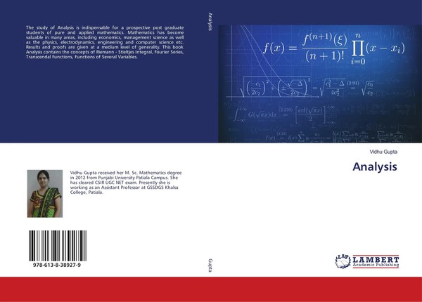 Vidhu Gupta | Analysis | Taschenbuch | Englisch (2018) | 180 S.-image