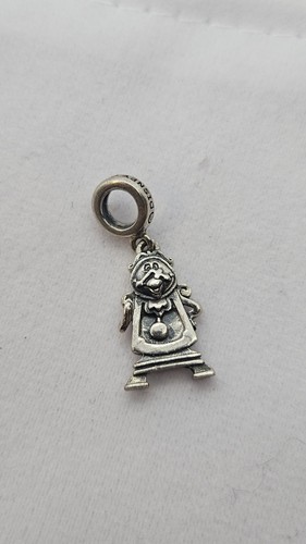 Chamilia X Disney Beauty & The Beast Cogsworth Dangle Charm Cham 925 - Picture 2 of 7