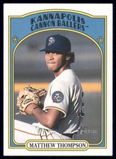 2021 Topps Heritage Minor League Matthew Thompson Kannapolis Cannon Ballers #164