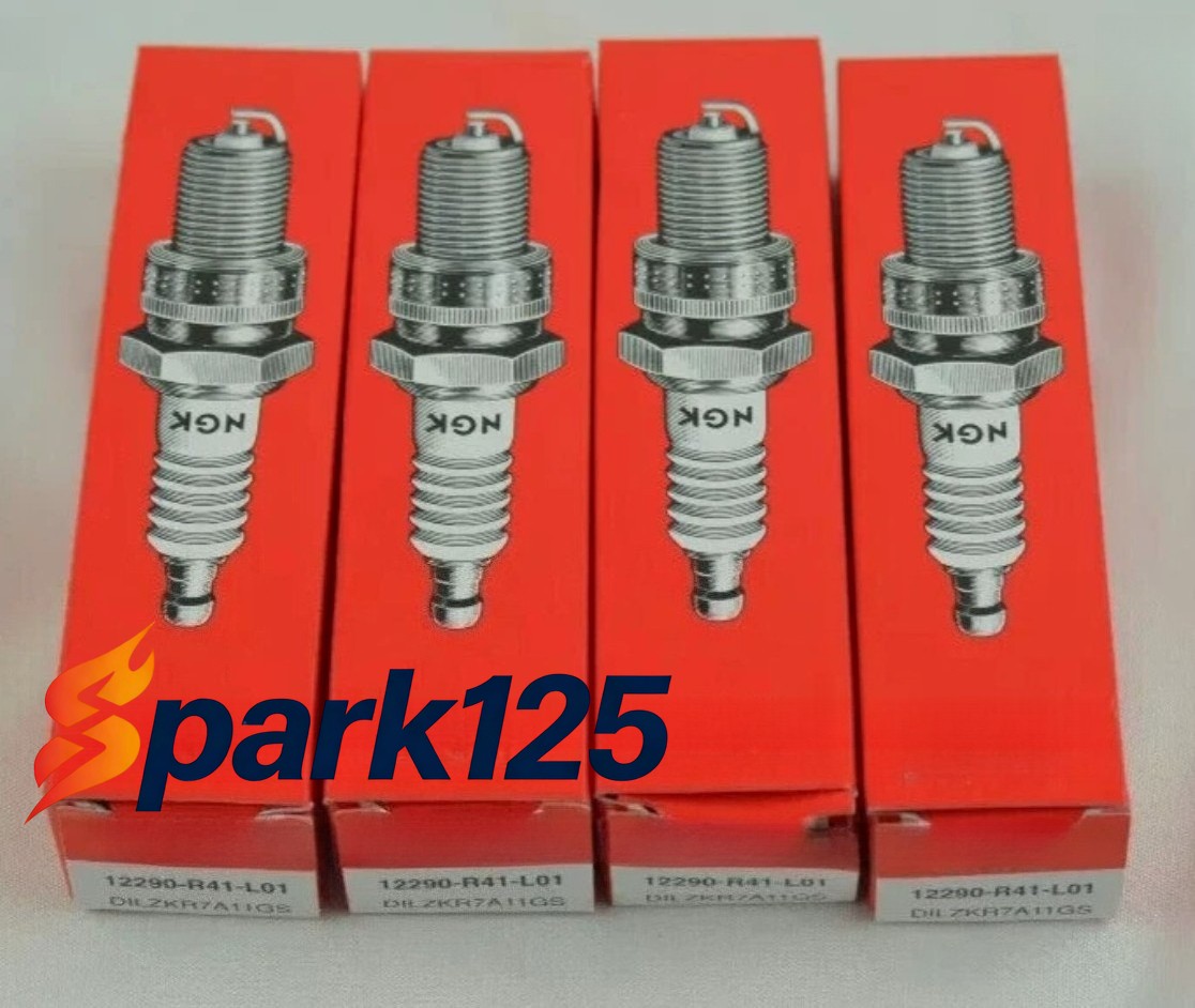 New 4Pcs 12290-R41-L01 Spark Plug For ILX HR-V Civic