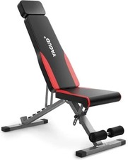 YAGUD Banco de Pesas Prensa Ajustable Bancos de Entrenamiento para Hogar/GIMNASIO