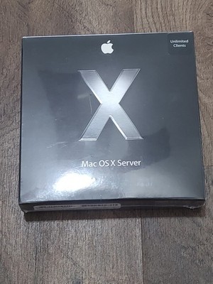 Mac OS X 10.4 Tiger Server Unlimited Client, Brand New