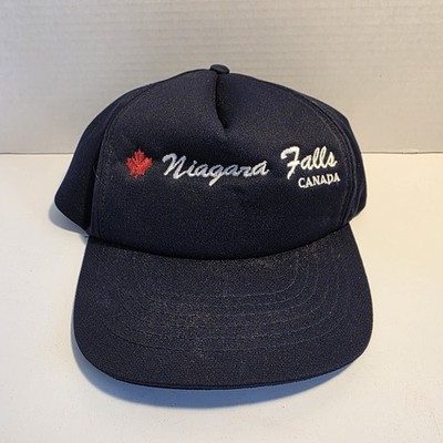 Vintage Dark Blue  Niagara Falls  Canada Hat Snapback Trucker MAPPLE LEAF