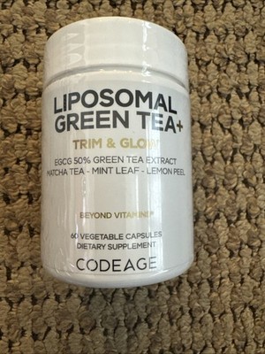 Brand New Liposomal Green Tea+ Trim And Glow Dietary Supplements By Codeage