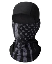 Balaclava Ski Mask for Men Winter Face Mask Breathable & Blackout Usa Flag