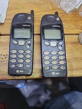 2 NOKIA Cell Phone AT T Model 5160 With Battery No Charger  NOT TESTED 
