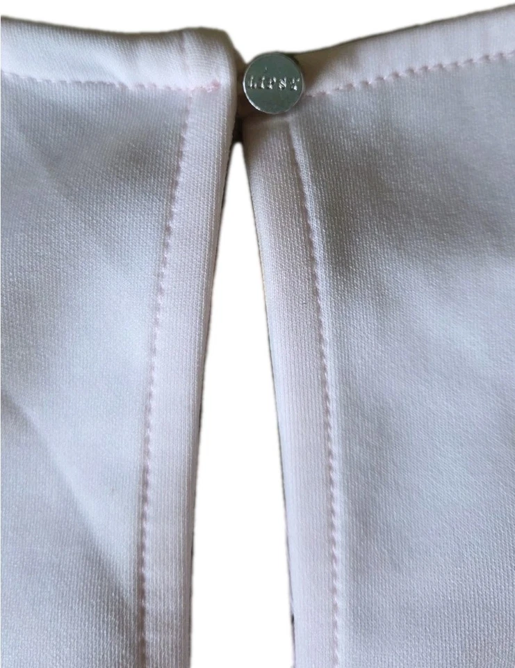 Lipsy Lace Crop Top Women's Pink UK•10 Sleeveless Elegant - Image 3 of 4