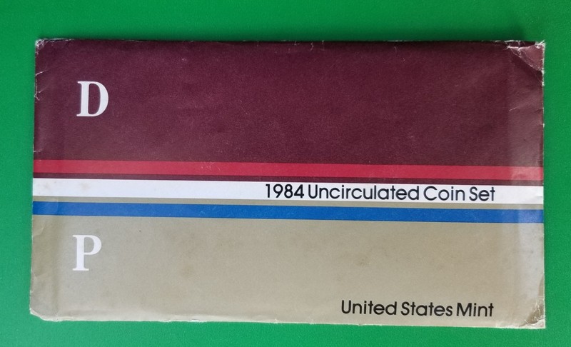 1984 P&D Uncirculated Mint Set Original Government Packaging OGP 