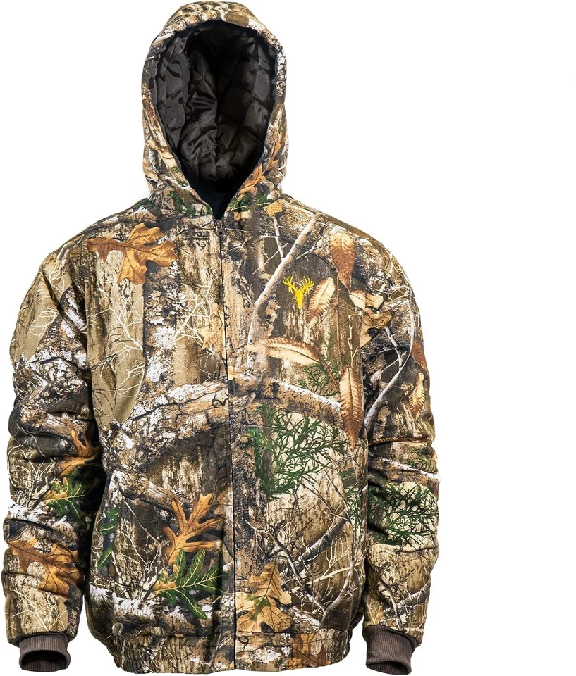 Youth Insulated Camo Hunting Jacket - Realtree Edge, Perfect for Cold Weather - Image 3 of 4