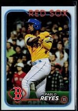 Pablo Reyes 2024 Topps Series 2 #594 Rainbow Foil Boston Red Sox