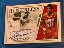 2019-20 National Treasures Peerless Ralph Sampson Houston Rockets AUTO /99