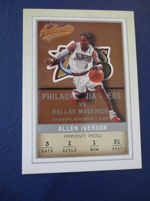Fleer Allen Iverson Basketball Serial Numbered Sports Trading