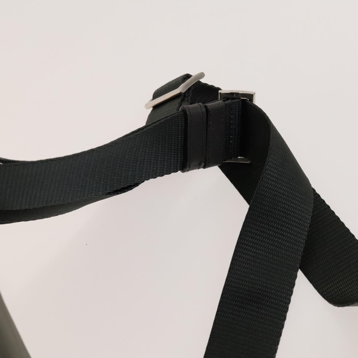 Prada Front Zip Drawstring Backpack Tessuto Gray … - image 20