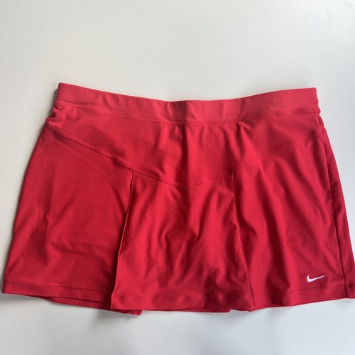 Nike Mujer Tenis Falda Con Pantalones Cortos Pull On Coral Talla M Dri-Fit - Imagen 1 de 8