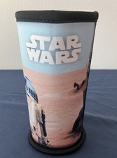 Star Wars Lucasfilm ICUP Koozie C3PO, R2D2 Droids Desert Scene USA Made Huggie