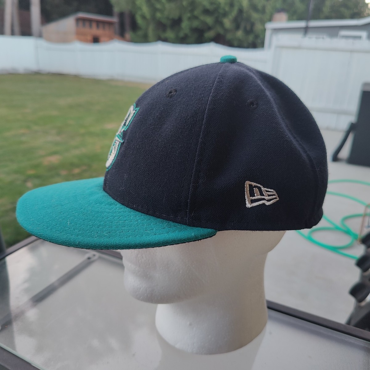 Seattle Mariners Hat Cap Mens 7 5/8 Fitted New Era 59Fifty