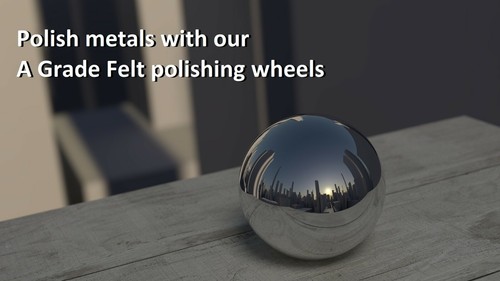 150mm FELT POLISHING WHEEL 20MM THK HIGH QUALITY FELT POWER TOOL ACCESSORY HYT - Picture 2 of 4