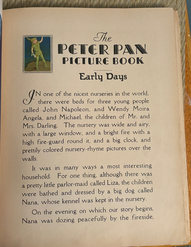 The Picture Story Book of Peter Pan - J. M. Barrie Roy Best Whitman 1931 - Picture 6 of 7