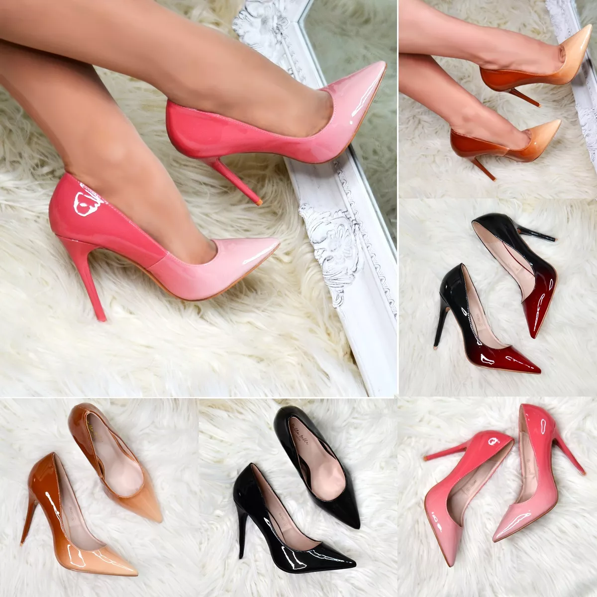 Ombre shop stiletto shoes