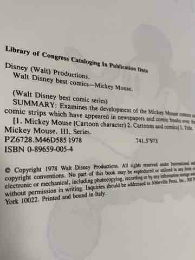Mickey Mouse Abbeville Press ミッキーマウス Vintage Walt Disney Mickey Mouse Best Comics Abbeville Press