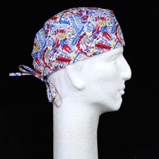 Superman Save The Day Theme Scrub Hat