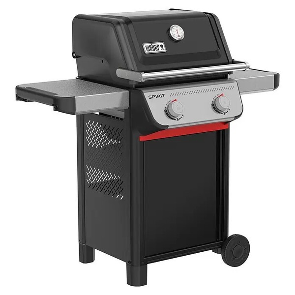 Parrilla de gas WEBER Spirit E-210 carro de barbacoa barbacoa estación de barbacoa acero inoxidable 2 quemadores