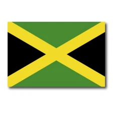 Jamaica Jamaican Flag Car Magnet Decal - 4 x 6 Heavy Duty for Car Truck SUV