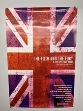 Sex Pistols Poster The Filth And The Fury Original Film Movie Promotion 2000